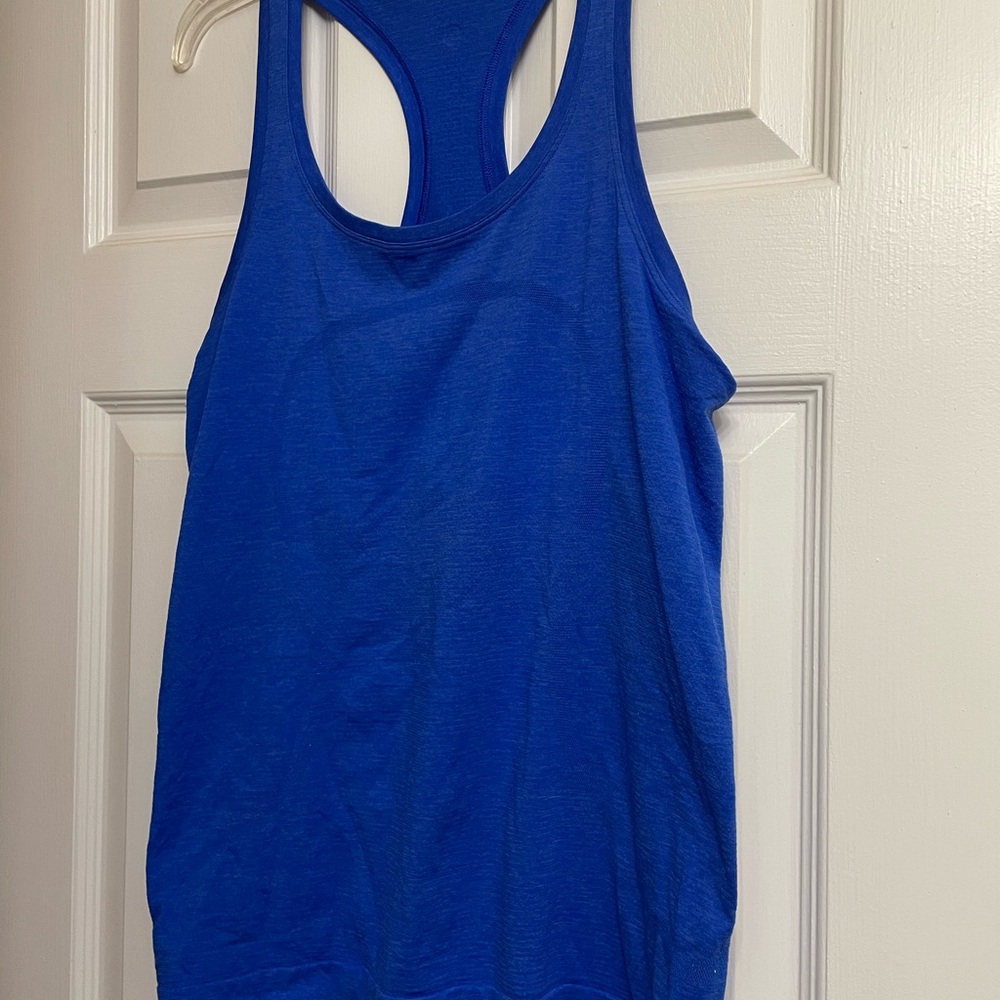 Lululemon Athletica Vibrant Blue Tank Top